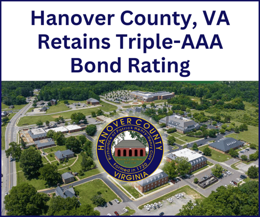 Hanover County, VA Retains Triple-AAA Bond Rating