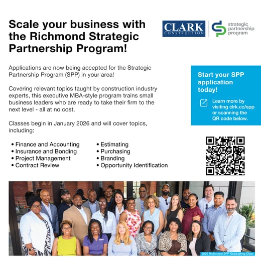 Call for Applications for the Clark Construction Strategic Partnership Program